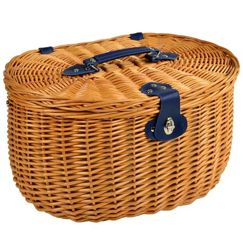 Fully lined and hand woven with traditional wood slat material. . Picnic at ascot